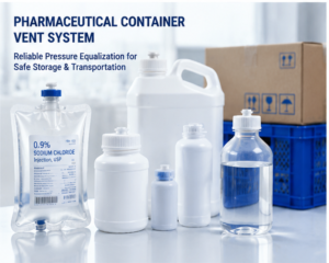Pharmaceutical bottle vent membrane solution