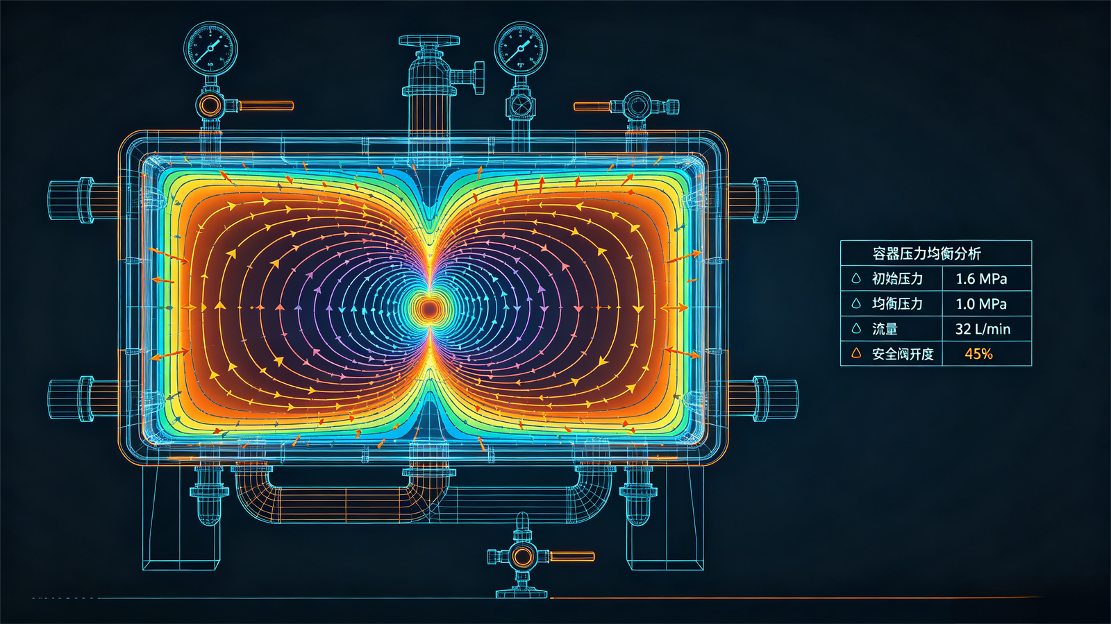 container pressure equalization analysis