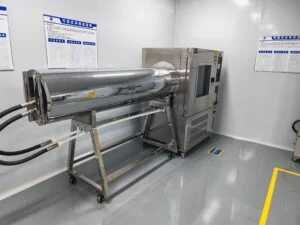 ePTFE membrane air permeability test