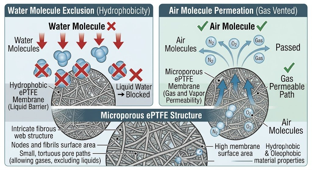 ePTFE vs PTFE material comparison